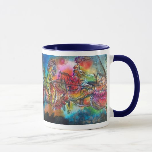 MUG CHANSON DE ROLAND/ COMBAT DES CHEVALIERS EN TOURNO (Droite)