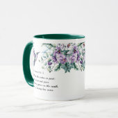 Mug Chanson de Salomon 2:11-12 Bible des fleurs de col (Devant gauche)