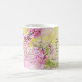Mug Chanson de Salomon 2:12 Des fleurs apparaissent su (Centre)