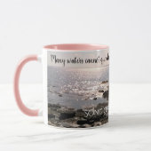 Mug Chanson de Salomon Photo romantique de l'océan ros (Gauche)