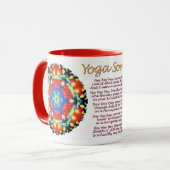 Mug Chanson de yoga candée (Devant gauche)