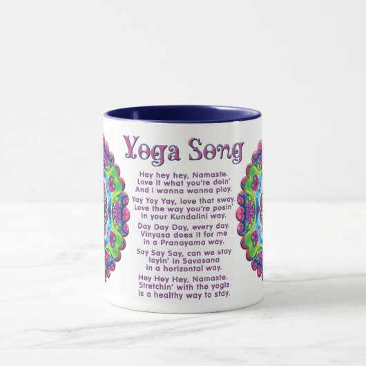 Mug Chanson de yoga lusicale (Centre)
