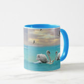 Mug Chanson Du Cygne Blanc, (Devant droit)