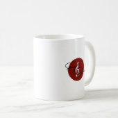 Mug Chanson et tambour_Blanc/Musique rouge (Devant droit)
