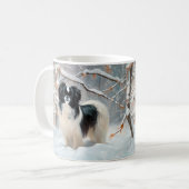 Mug Chanson Japonaise Laisser Neige Noël (Devant gauche)