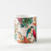 Mug Chansons colorées & Motif Feuille vert (Centre)