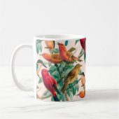 Mug Chansons colorées & Motif Feuille vert (Gauche)