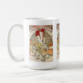 Mug Chansons d’aieules , Alfons Mucha 1898 (Gauche)