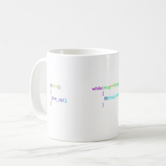 Mug chansons de programmation amusantes, chansons de c (Devant gauche)