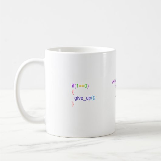 Mug chansons de programmation amusantes, chansons de c (Gauche)