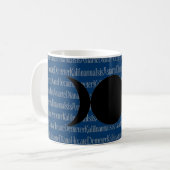 Mug Chant de déesse (bleu) (Devant gauche)