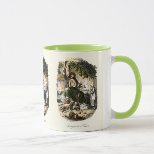 Mug Chant de Noël - fantôme de cadeau de Noël (Droite)