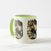 Mug Chant de Noël - fantôme de cadeau de Noël (Devant gauche)