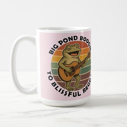 Mug chant drôle de grenouille (Gauche)