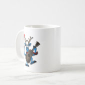 Mug Chant mignon de Père Noël de Noël (Devant gauche)