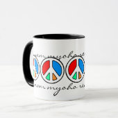 MUG CHANT POUR LA PAIX... (Devant gauche)