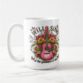 Mug Chanter Bonne Dieu Musique Louer le culte chrétien (Gauche)