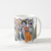 Mug Chanter des chats (Devant droit)