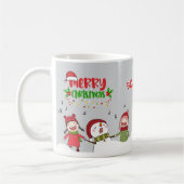 Mug Chanter Enfants Snowman Joyeux Noël (Gauche)