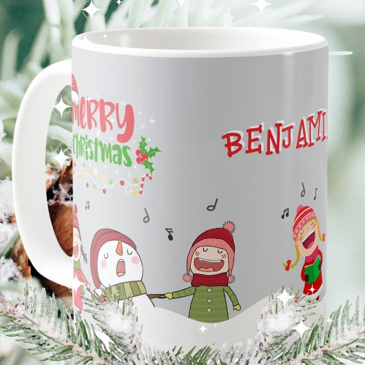 Mug Chanter Enfants Snowman Joyeux Noël
