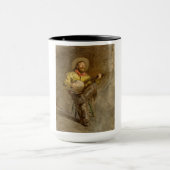Mug Chanter Espagnol Cowboy à Banjo jouer à la chanson (Centre)
