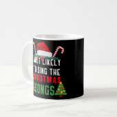 Mug Chanter les chansons de Noël 2024 (Devant gauche)