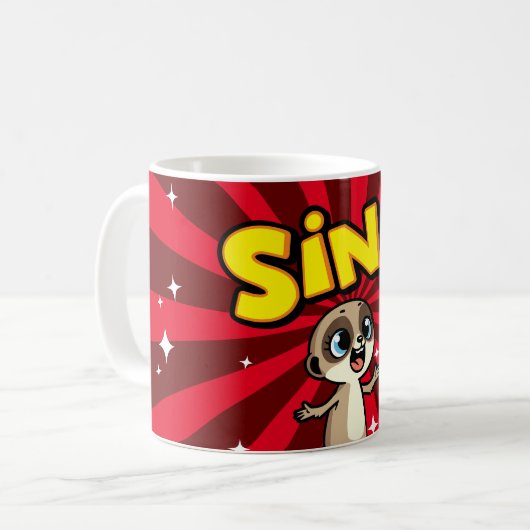 Mug Chanter Meerkat (Devant gauche)