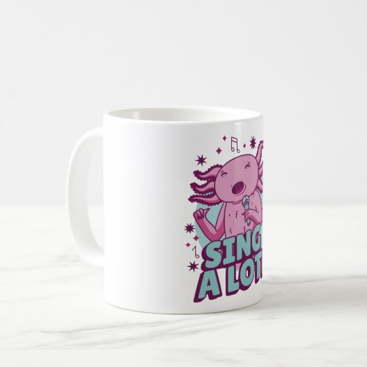 Mug Chanter un long chant Axolotl (Devant gauche)