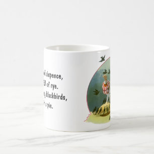 Mug Chanter une chanson de Sixpence, rime Vintage de N