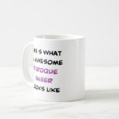 Mug chanteur baroque, génial (Devant gauche)