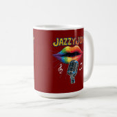 Mug chanteur de jazz (Devant droit)