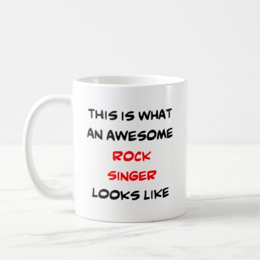 Mug chanteur de rock, génial (Gauche)