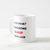 Mug chanteur, génial (Devant gauche)