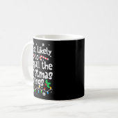 Mug Chanteur le plus susceptible de chanter toutes les (Devant gauche)