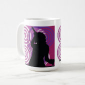 Mug Chanteur Silhouette (Devant gauche)