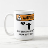 Mug Chanteur spontané (Gauche)