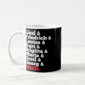 Mug Chanteurs De Famille Von Trapp Son De La Musique (Gauche)
