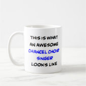 Mug chanteuse choeur choeur, génial (Gauche)