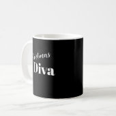 Mug Chanteuse D'opéra de Noël Musicienne Festive Xmas (Devant gauche)