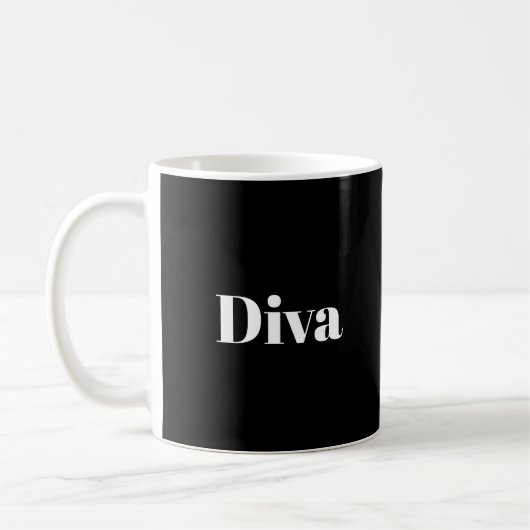 Mug Chanteuse D'Opéra Musicienne Interprète Thème Musi (Gauche)