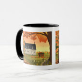 Mug Chantier Automne Citrouille Patch | (Devant gauche)