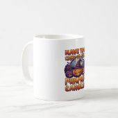Mug Chants de citrouille Chapeau de sorcière d'Hallowe (Devant gauche)