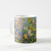 Mug Chants d'oiseaux parmi les fleurs (Devant gauche)