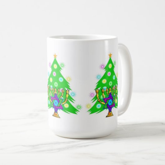 Mug Chanukah et Noël (Devant droit)
