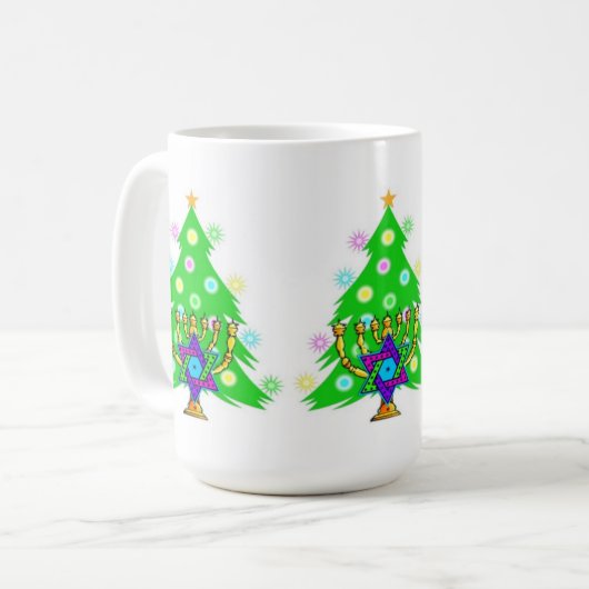 Mug Chanukah et Noël (Devant gauche)