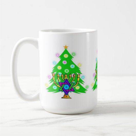 Mug Chanukah et Noël (Gauche)