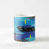 Mug Chaos Coloré : Taches et Lignes (Centre)