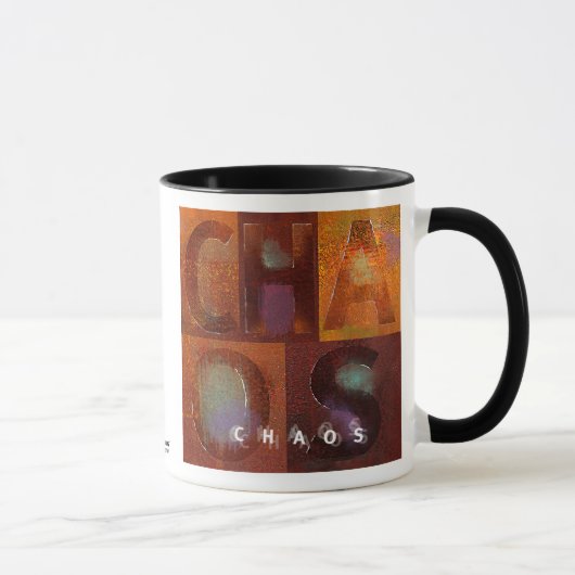 Mug Chaos (conception de "carrés") (Droite)