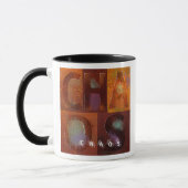 Mug Chaos (conception de "carrés") (Gauche)