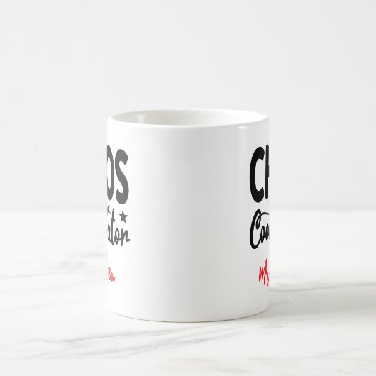 Mug Chaos Coordinator Notebook – Funny Teacher Quote (Centre)